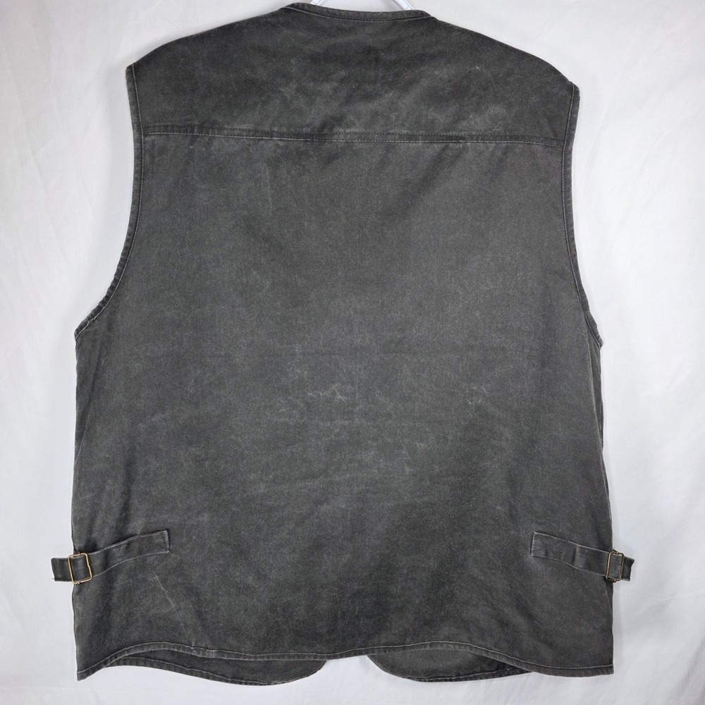 Lodestar Multi-Pocket Utility Fishing Photography Vest Mens 3XL Charcoal Gray - Picture 2 of 6